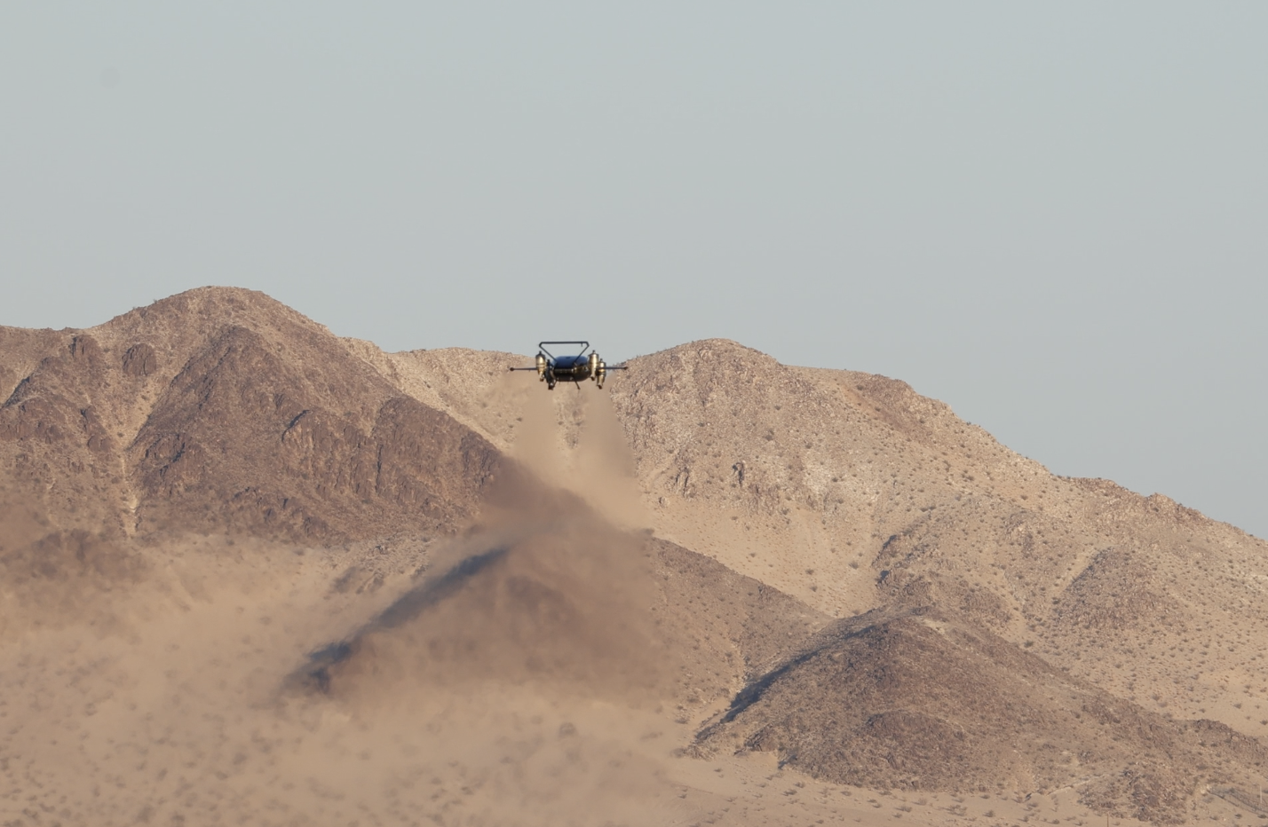P100 in high-speed forward flight over mountainous terrain